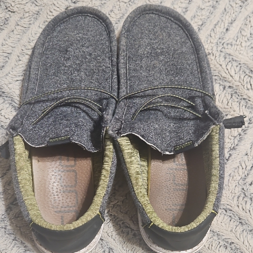 Hey Dude Charcoal Gray Men's Loafers